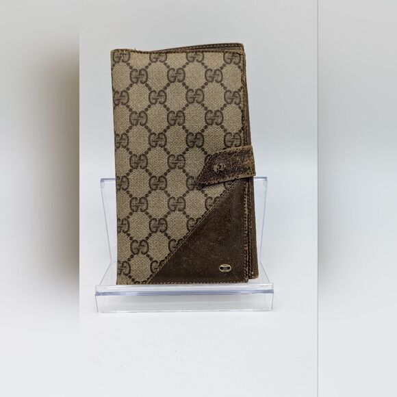 Gucci Brown and Tan Wallet